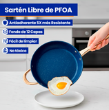 Batería de Cocina 12 Piezas | Sartenes Antiadherentes y Acero Inoxidable | Juego de Ollas y Sartenes