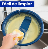 Batería de Cocina Pro12 Piezas | Sartenes Antiadherentes y Acero Inoxidable | Juego de Ollas y Sartenes