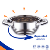 Batería De Cocina Acero Inoxidable Quirúrgico 26 pz - Línea Profesional